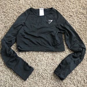 Gymshark vital seamless long sleep crop top